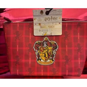 Harry Potter Gryffindor Plaid Trapezoid Cosmetic Travel Bag